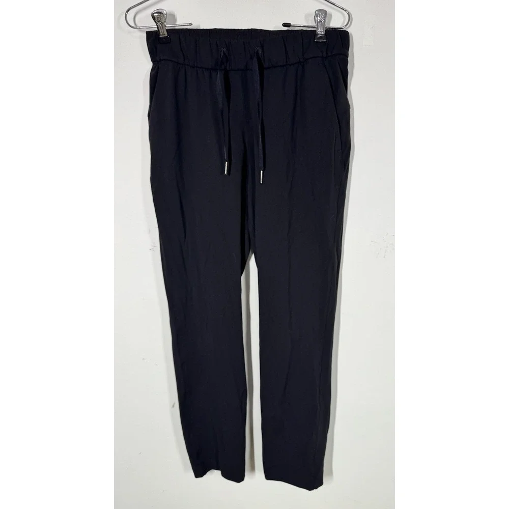 Lululemon Ready To Rulu Tapered‎ Pants Womens 4 Black Stretch Lightweight Lounge